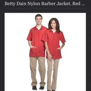 Betty Darin Nylon Barber Jacket.